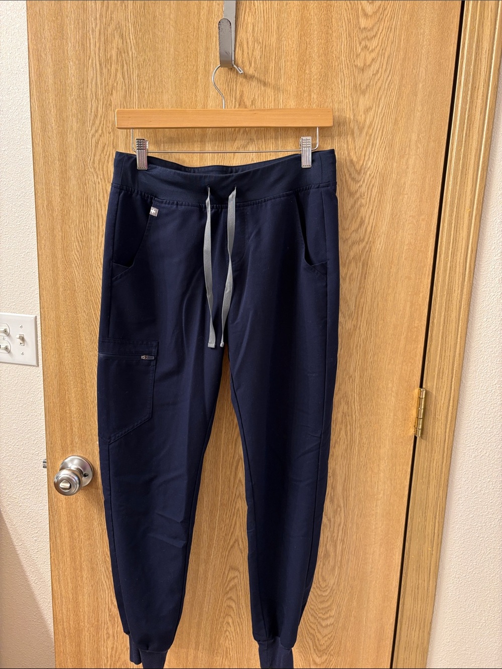 Figs Navy Jogger Pants with Drawstring